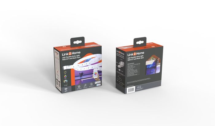 LED Light Strip with RGB CCT WiFi+Bluetooth and Music Sync